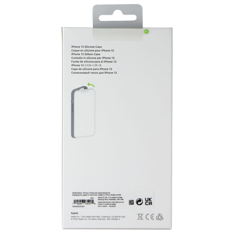 Apple Silicone Case for MagSafe for Apple iPhone 13 - Nectarine