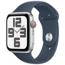 Apple Watch SE (2nd Gen) A2727 (GPS + Cellular) 44mm - Silver AL/Storm Blue M/L