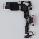 Repair Part - OEM Pull Replacement Charge Port for Apple iPhone 15 - Pink