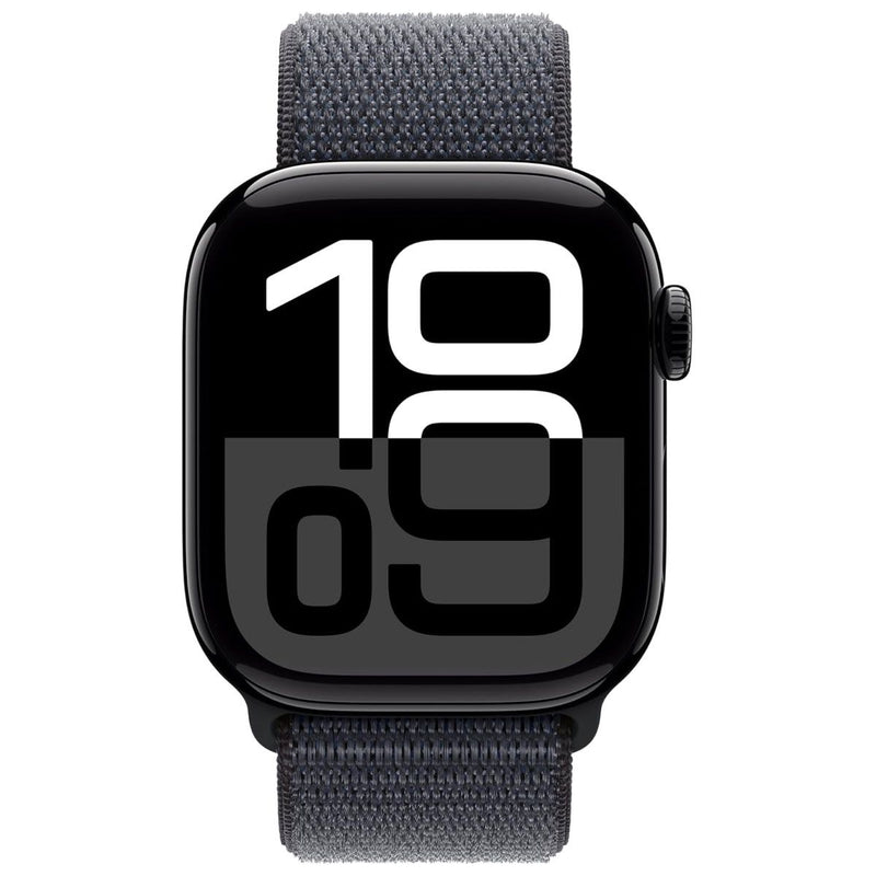 Apple Watch Series 10 (GPS + LTE, 42mm) A3001  - Jet Black Alum/Ink Sport Loop