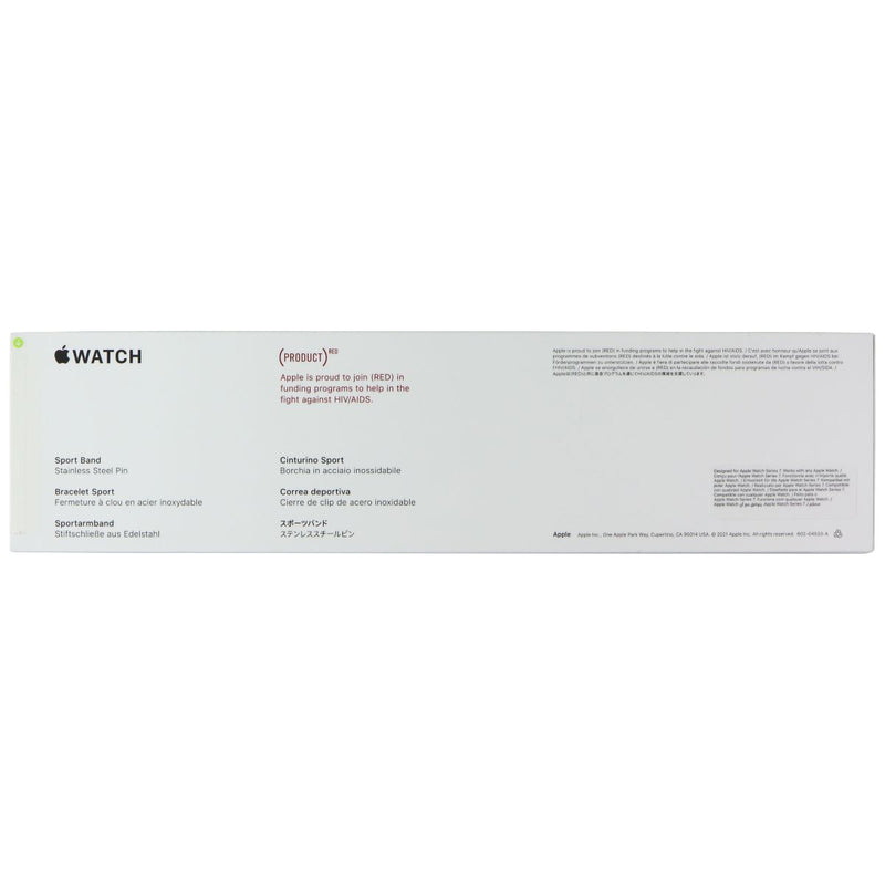 Apple (45mm) Sport Band for Apple Watch 42/44/45mm - RED 5th Gen / Full Set