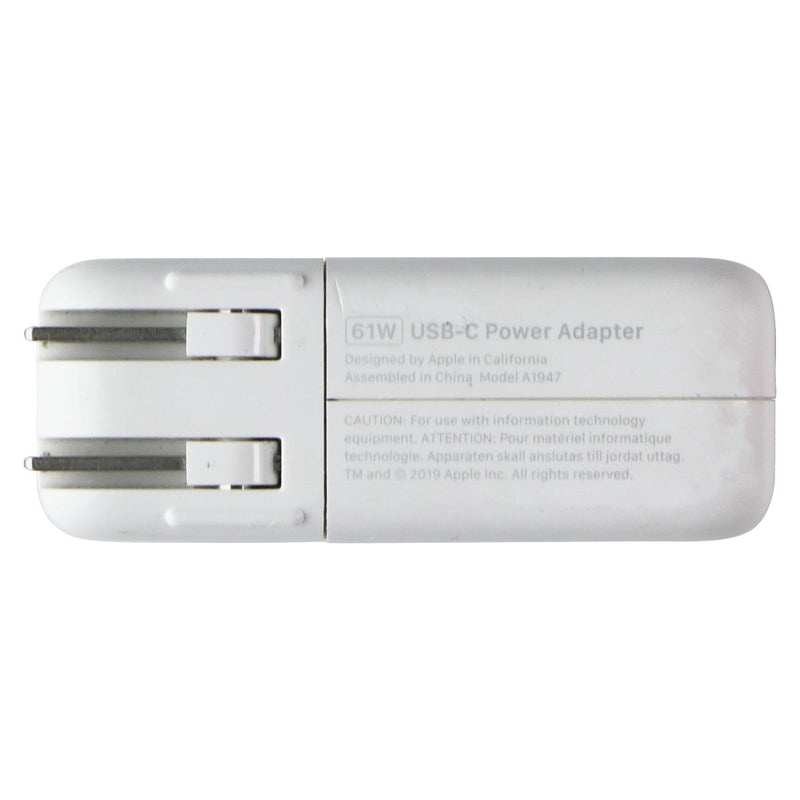 Apple (61W) USB-C Power Adapter with Power Cord - White (A1947)