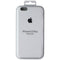 Official Apple Silicone Case for iPhone 6s Plus - White (MKXK2ZM/A)