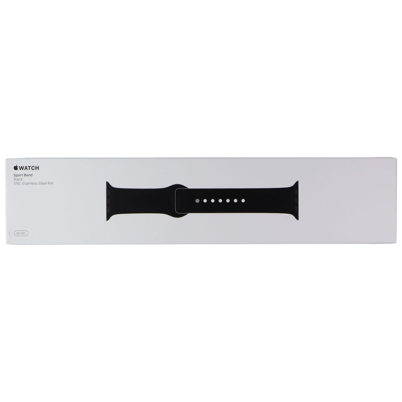 Apple Watch Sport Band (38mm) for 38/40/41mm - Black - Full Set