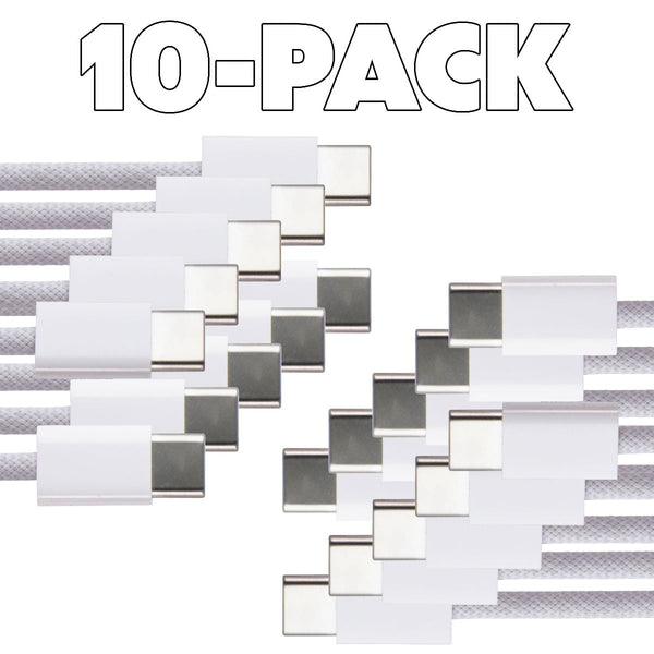Apple (10 Pack) of 60W (3.3-Ft) USB-C Cables for iPhone 15, iPads, and MacBooks