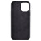 AQA Rigid Silicone Case for Apple iPhone 12 Pro Max - Matte Black