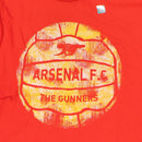Arsenal FC Official "The Gunners" Short-Sleeve T-Shirt - Unisex 2XL - Red