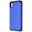 Asmyna Premium Dual Layer Protective Case for Motorola Moto E6 - Blue/Black