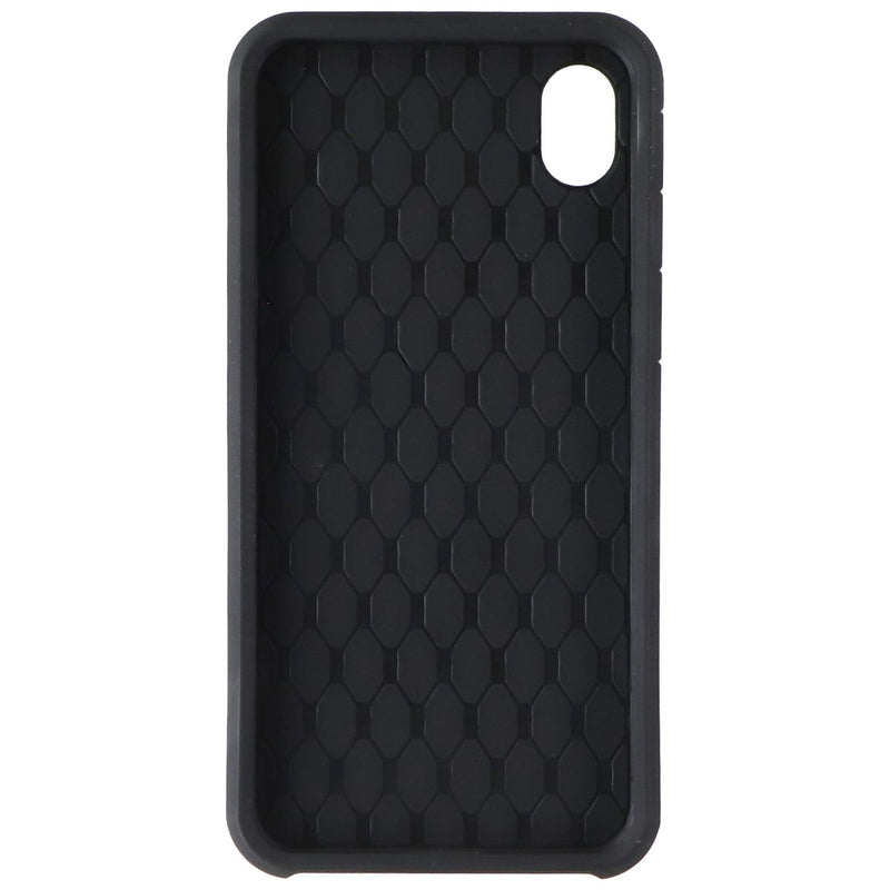 Asmyna Premium Dual Layer Protective Case for Motorola Moto E6 - Blue/Black