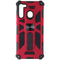 ASMYNA Premium Rugged Kickstand Case for Samsung Galaxy A21 - Red/Black