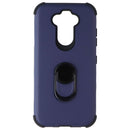 Asmyna Dual Layer Ring Case for LG K31 / Aristo 5 / Fortune 3 - Dark Blue/Black