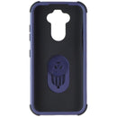 Asmyna Dual Layer Ring Case for LG K31 / Aristo 5 / Fortune 3 - Dark Blue/Black