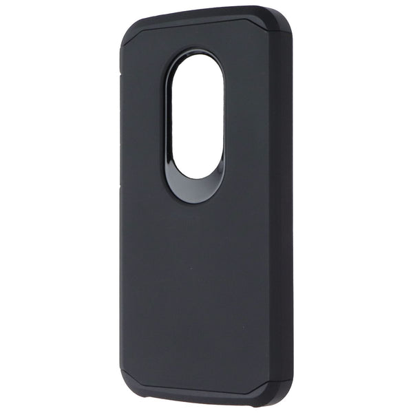 ASMYNA Premium Dual Layer Case for Motorola Moto E5 Play - Black