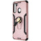 ASMYNA Hybrid Ring Case with Kickstand for Samsung Galaxy A21 - Rose Gold