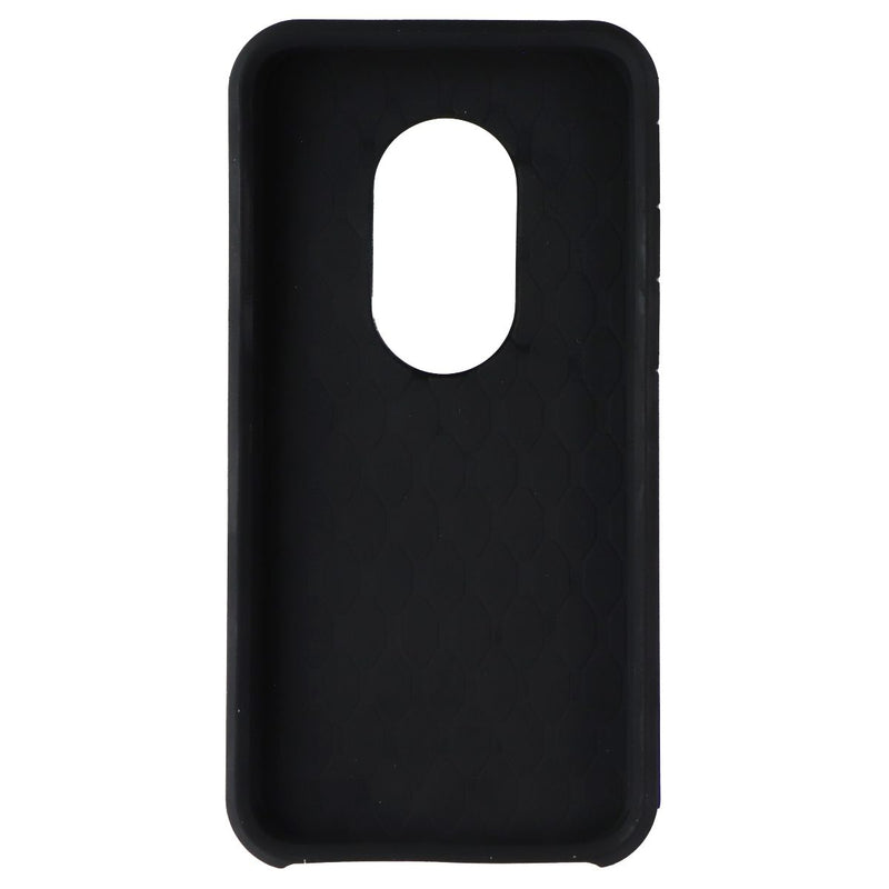 Asmyna Dual Layer Case for Motorola Moto G7 Play - Blue/Black