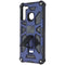 ASMYNA Sturdy Hybrid Case with Kickstand for Samsung Galaxy A21 - Blue/Black