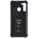 ASMYNA Sturdy Hybrid Case with Kickstand for Samsung Galaxy A21 - Blue/Black