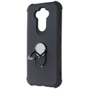 Asmyna Premium Dual Layer Ring Case for LG K31 / Aristo 5 / Fortune 3 - Black