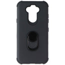 Asmyna Premium Dual Layer Ring Case for LG K31 / Aristo 5 / Fortune 3 - Black