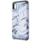 ASMYNA Fuse Series Dual-Layer Case for Motorola Moto E6 - White Marble/Gray