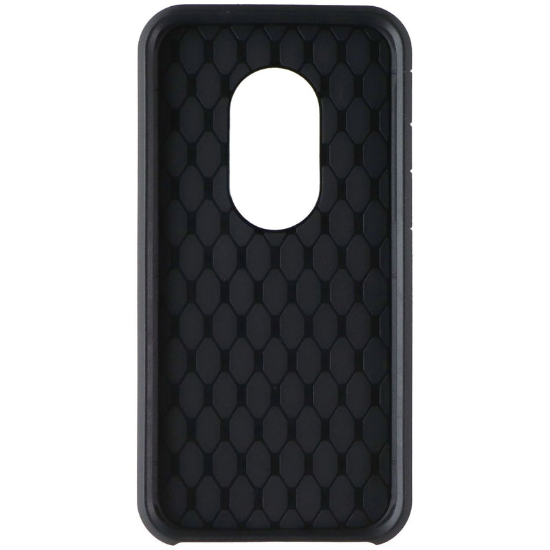 Asmyna Premium Dual Layer Case for Motorola Moto G7 Play - Rose Gold/Black