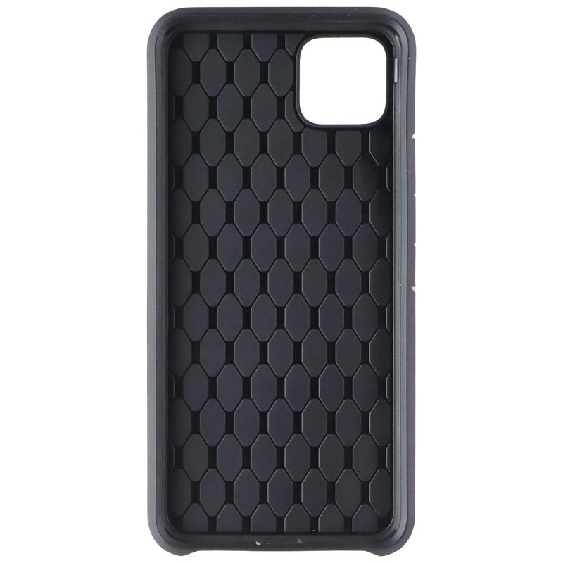Asmyna Premium Dual Layer Case for Google Pixel 4 XL - Black / Pink Floral