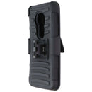 Asmyna Protective Cover & Holster Combo for Motorola Moto G6 Play - Black