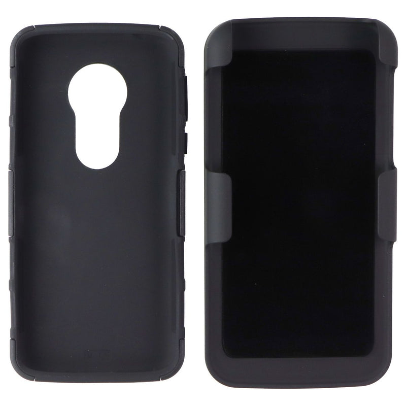 Asmyna Protective Cover & Holster Combo for Motorola Moto G6 Play - Black