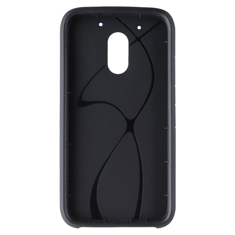 Asmyna Dual Layer Case for Motorola Moto G4 Play (XT1607) - Blue/Black
