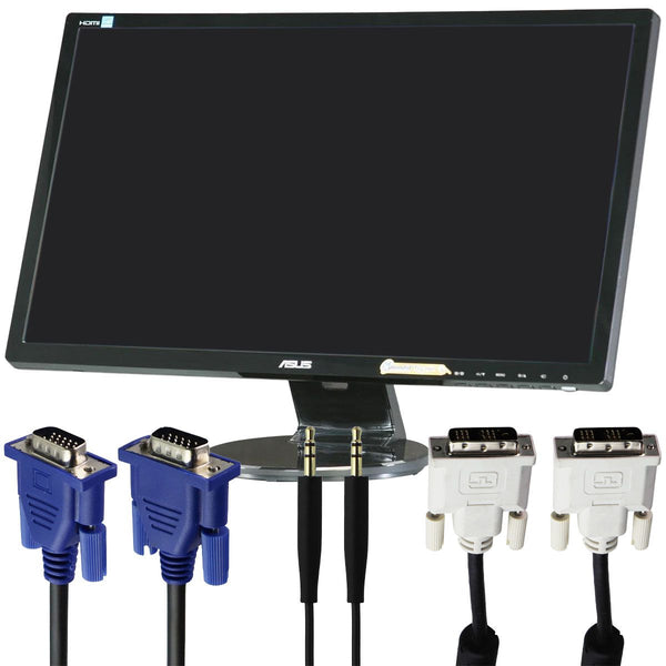 ASUS 24-in Full HD 1080p LED LCD HDMI/VGA 2ms Monitor VE248H with Stand - Black