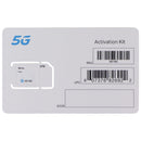 AT&T 5G SIM Card SKU 6818B - Triple Cut 3-in-1 - For Postpaid & Prepaid Devices