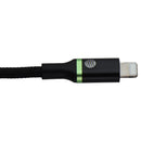 AT&T (4-Ft) USB-C to 8-Pin Lightning MFi Fast Charging Braided Cable - Black