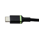 AT&T (4-Ft) USB-C to 8-Pin Lightning MFi Fast Charging Braided Cable - Black