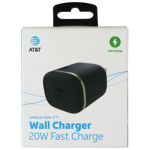 AT&T (20W) Single Port Fast Charge USB-C Wall Charger - Black (4923P)