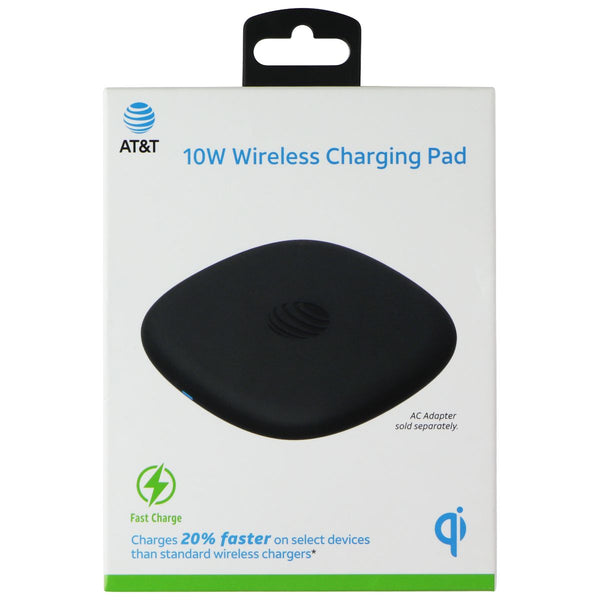 AT&T 10-Watt Wireless Charging Pad for Qi Smartphones - Black
