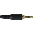 Audio Technica 2.5mm to 3.5mm Coiled Audio Cable with 1/4-inch Adapter - 14 Foot
