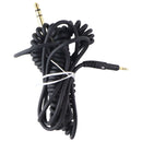 Audio Technica 2.5mm to 3.5mm Coiled Audio Cable with 1/4-inch Adapter - 14 Foot
