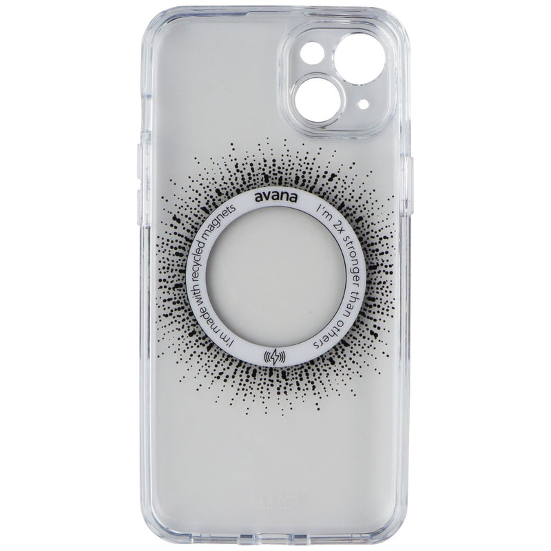 Avana Aura Series Case for MagSafe for Apple iPhone 15 Plus - Clear/Black