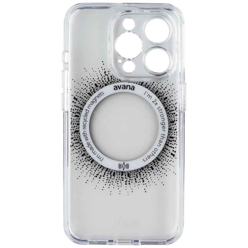 Avana Aura Series Case for MagSafe for Apple iPhone 15 Pro - Clear/Black