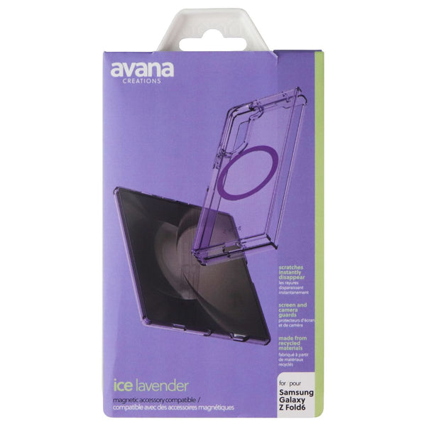 Avana Creations Magnetic Clear Case for Samsung Galaxy Z Fold6 - Ice Lavender
