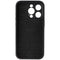 Avana Velvet Series Silicone Case for MagSafe for Apple iPhone 15 Pro - Black