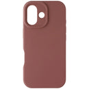 Avana Velvet Mocha Series Hard Silicone Case for Apple iPhone 17 - Mocha Brown