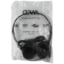 AVID (AE-711R) Wired 3.5mm On-Ear Headphones - Black