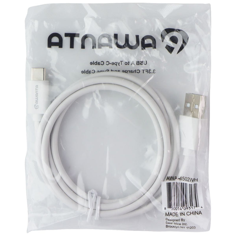 Awanta USB-C (Type C) to USB Charge & Sync Cables - White