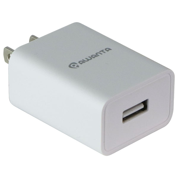 Awanta Single Port (5V/2.4A) USB-A Wall Charger (AWA-3519WH) - White