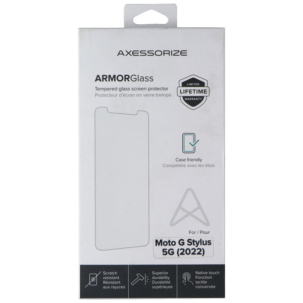 Axessorize ArmorGlass Tempered Screen Protector for Moto G Stylus 5G (2022)