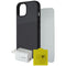 Axessorize Essential Bundle Case + Screen + Charger + Lens for iPhone 15 - Black
