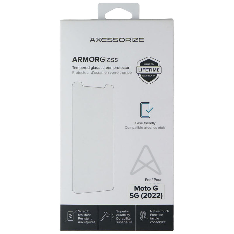 Axessorize ArmorGlass Tempered Glass for Motorola Moto G 5G (2022)