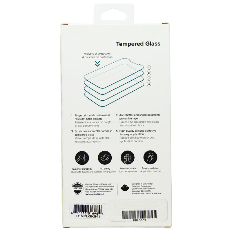 Axessorize Tempered Glass Screen Protector for LG K41S