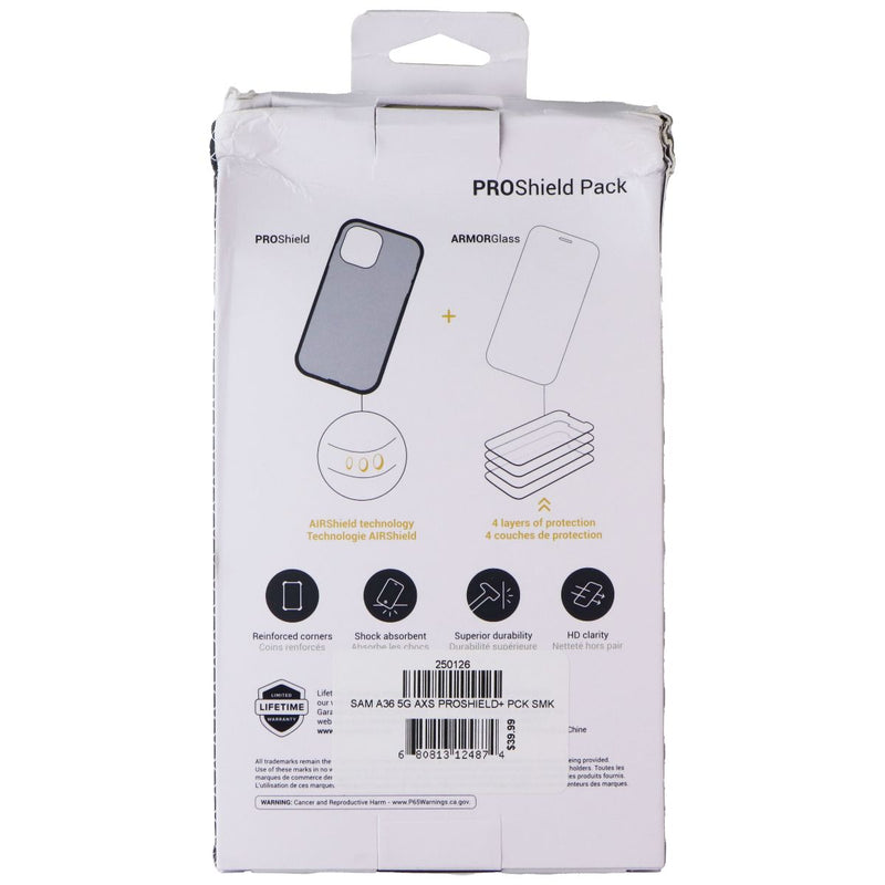 Axessorize PROShield Pack Case and Screen for Samsung Galaxy A36 / A56 - Black